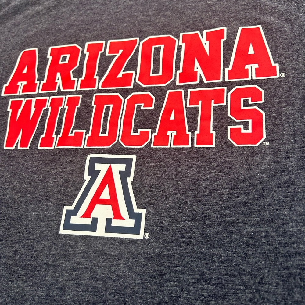 Champion Shirt Mens L Blue Red NCAA Arizona Wildcats Outdoor Top - Picture 3 of 8